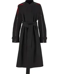 Ferragamo Trenchcoat mit Reißverschluss Schwarz