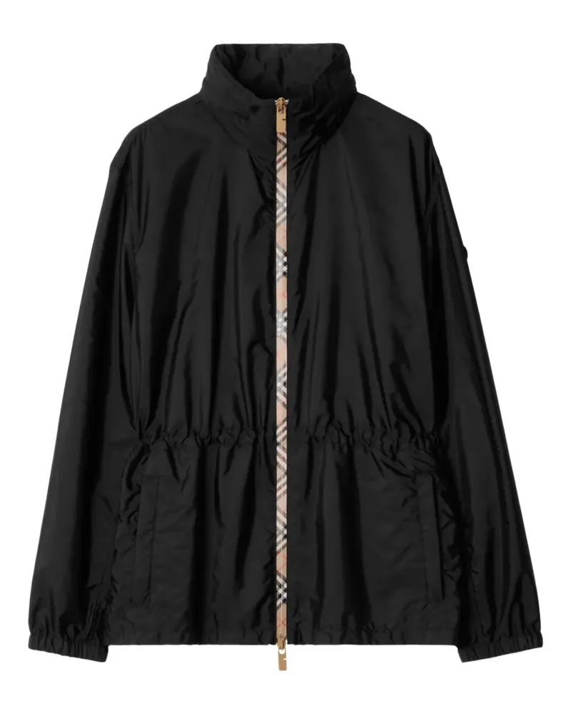 Burberry Jacke mit Logo-Patch - Schwarz Schwarz