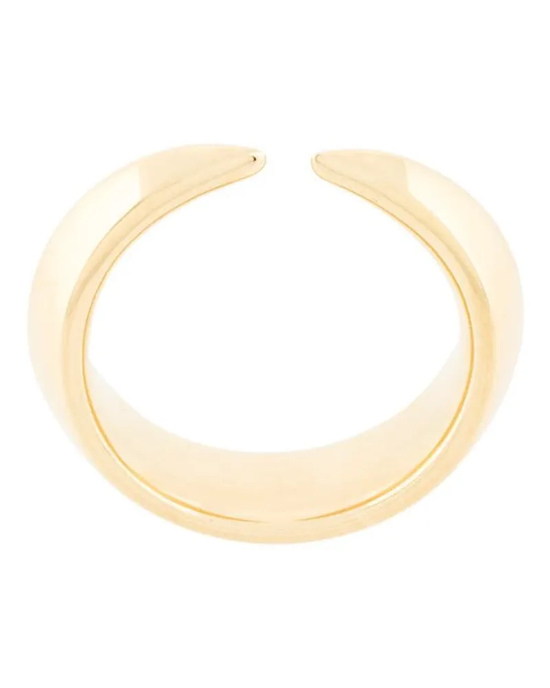 Shaun Leane Vergoldeter 'Arc' Silberring - Metallic Metallic