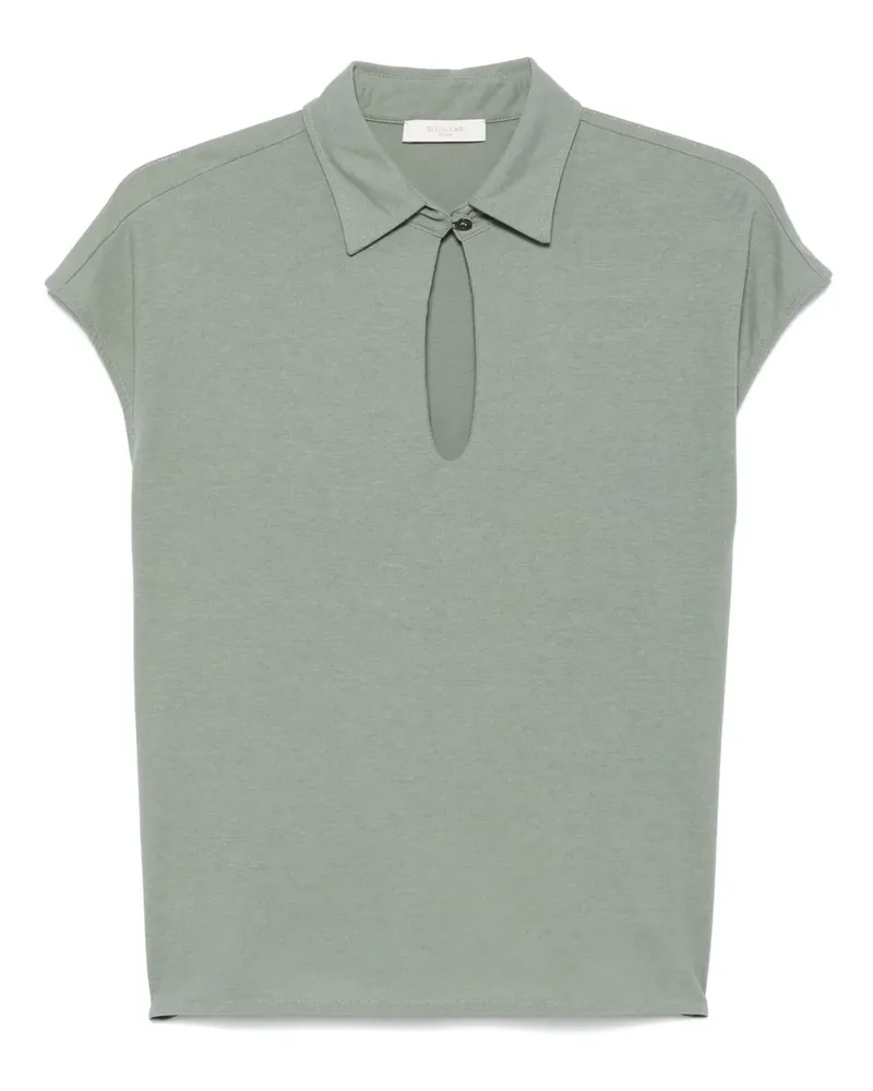 Zanone Klassisches Poloshirt - Grün Grün