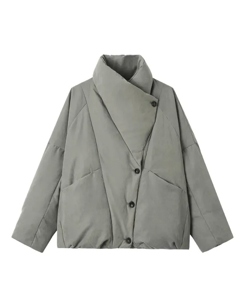 b+ab asymmetric puffer jacket - Grau Grau