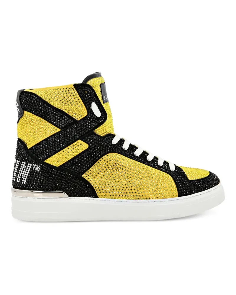 Philipp Plein Money Beast rhinestone-embellished sneakers - Gelb Gelb