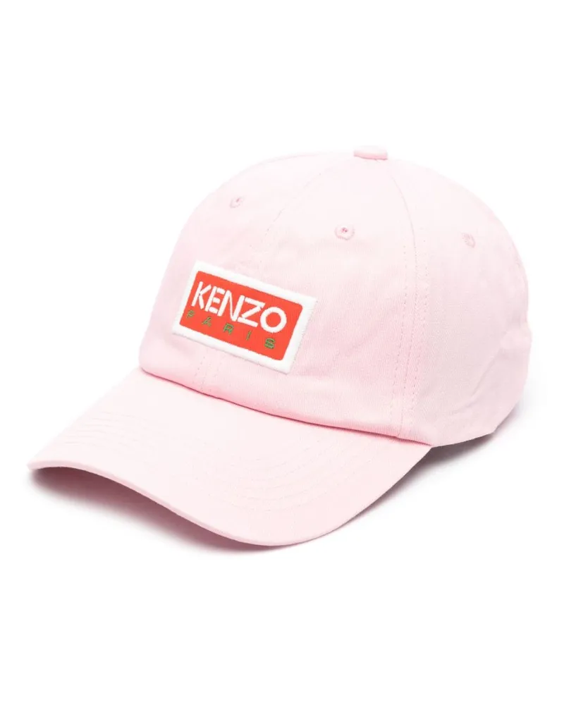 Kenzo Baseballkappe mit Logo-Stickerei Rosa