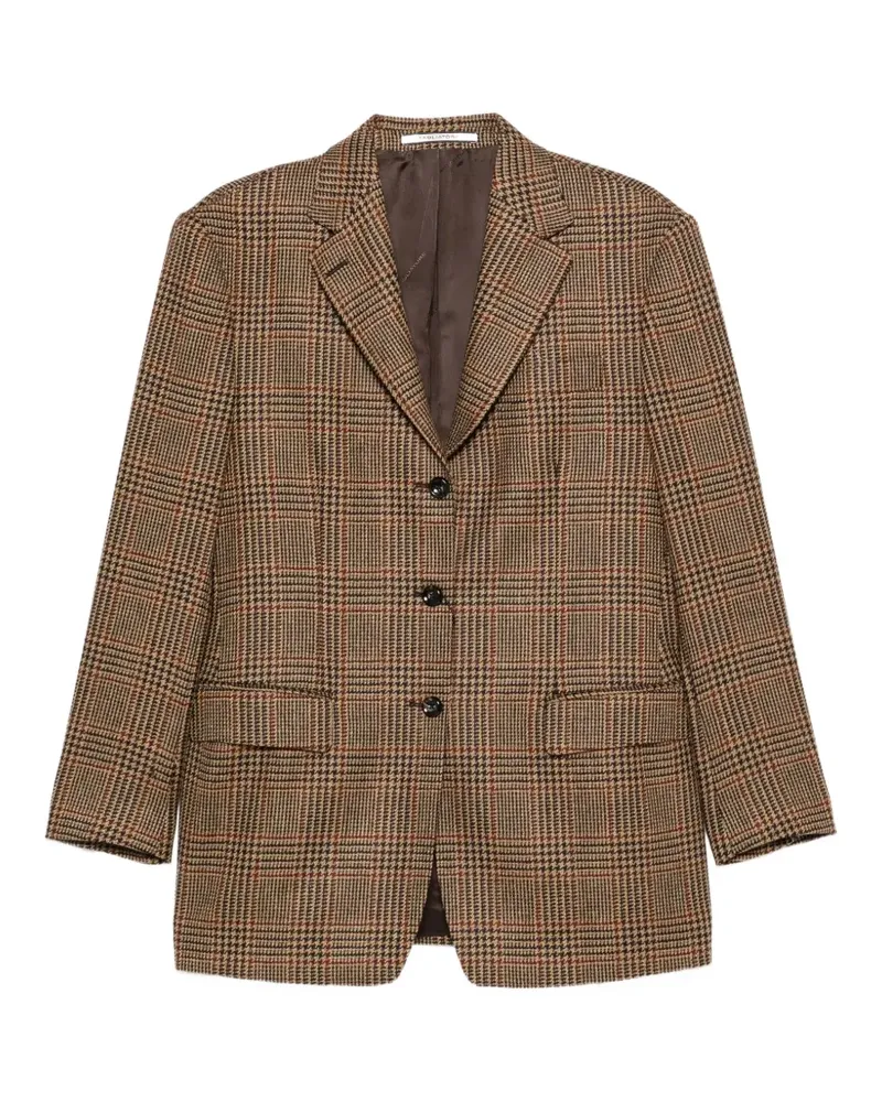 Tagliatore Blazer mit Prince of Wales-Karomuster - Nude Nude