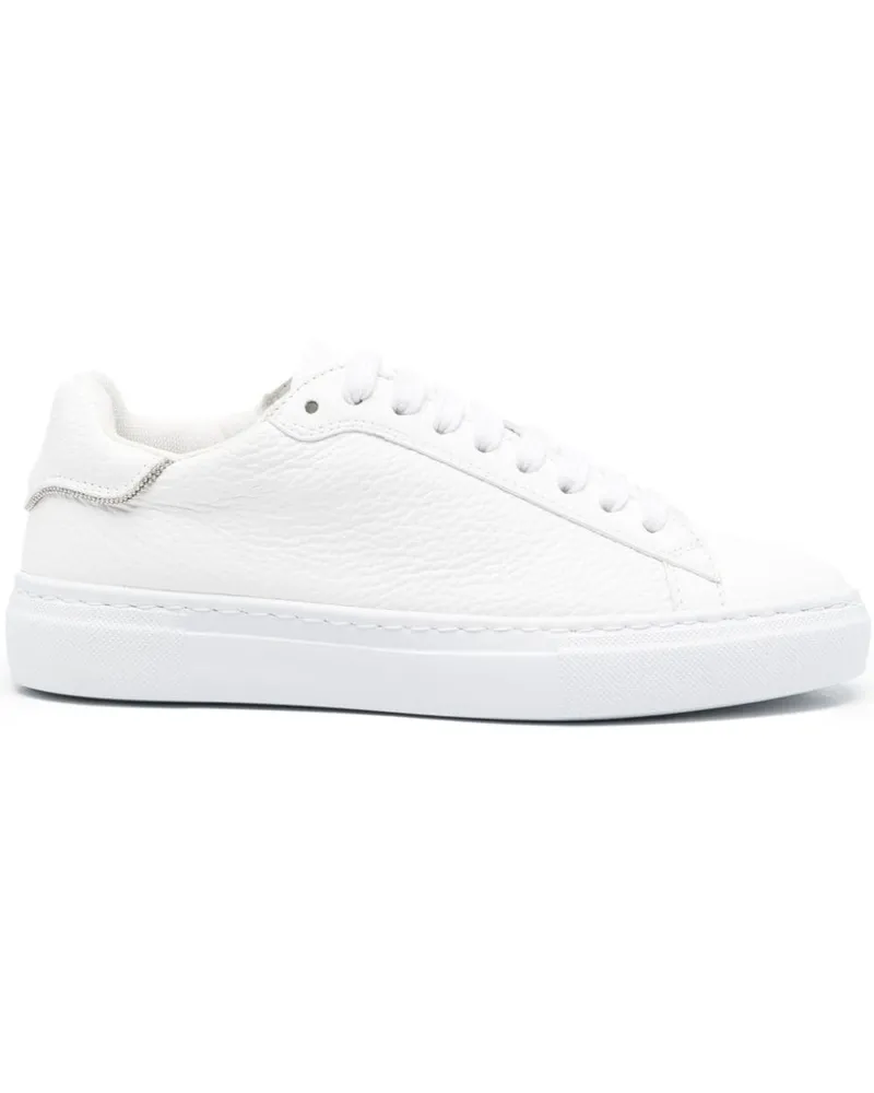 Fabiana Filippi Sneakers mit Perlen - Weiß Weiß