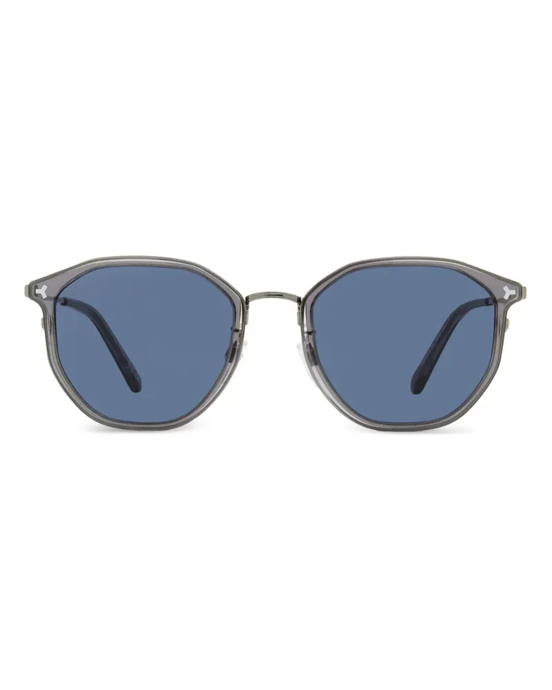 Bally Sonnenbrille mit geometrischem Gestell - Grau Grau