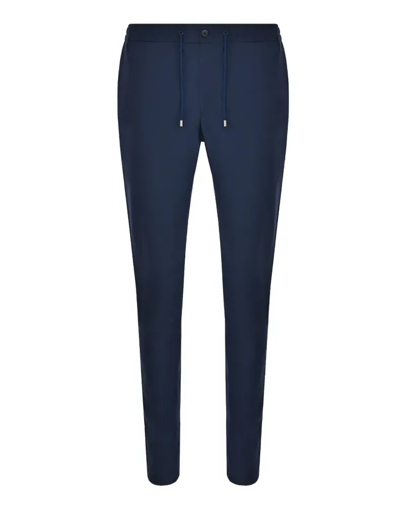 Pal Zileri drawstring-waist tapered trousers - Blau Blau
