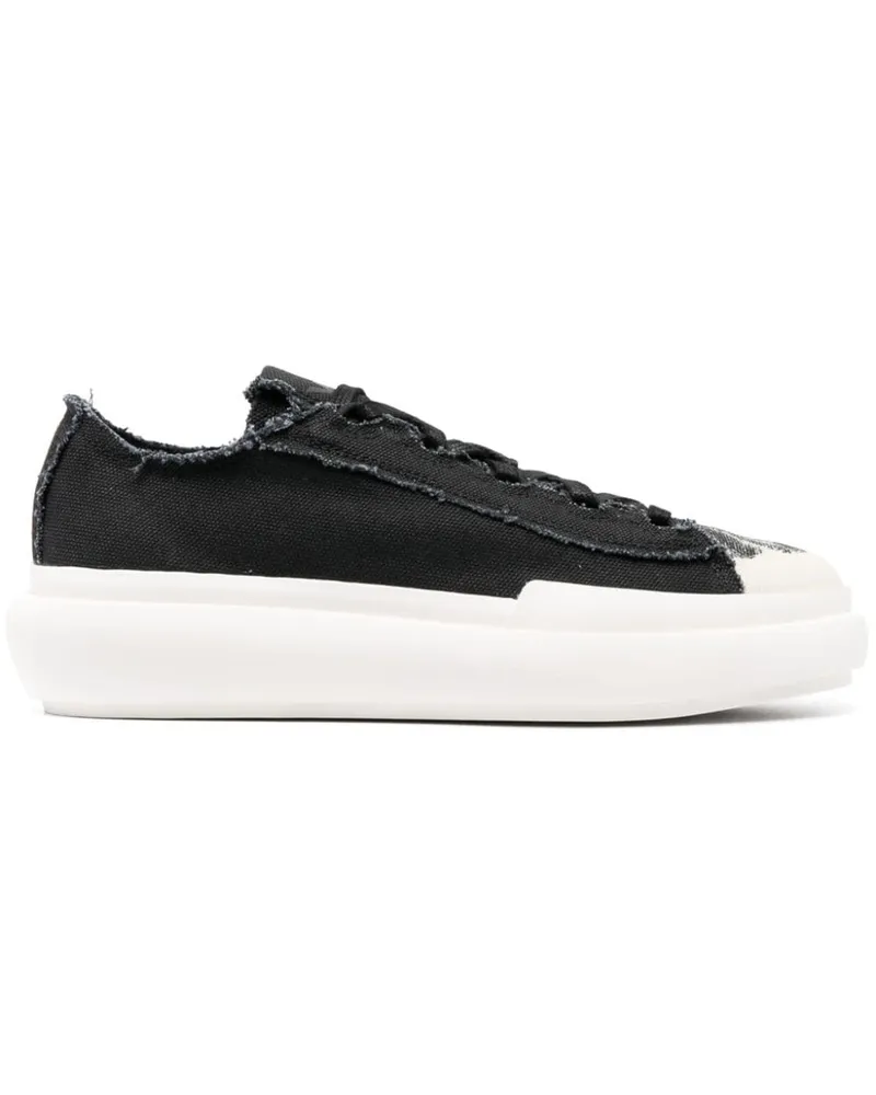 Y-3 Nizza Low Canvas-Sneakers - Schwarz Schwarz