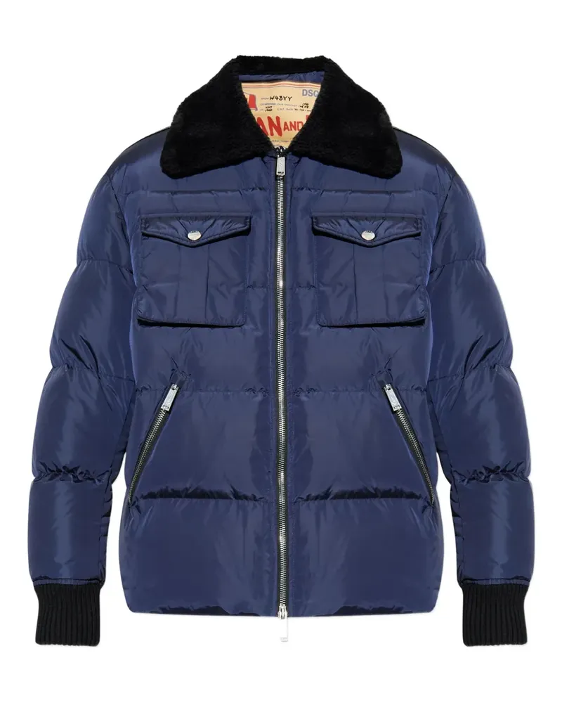 Dsquared2 Jacke mit Taschen - Blau Blau