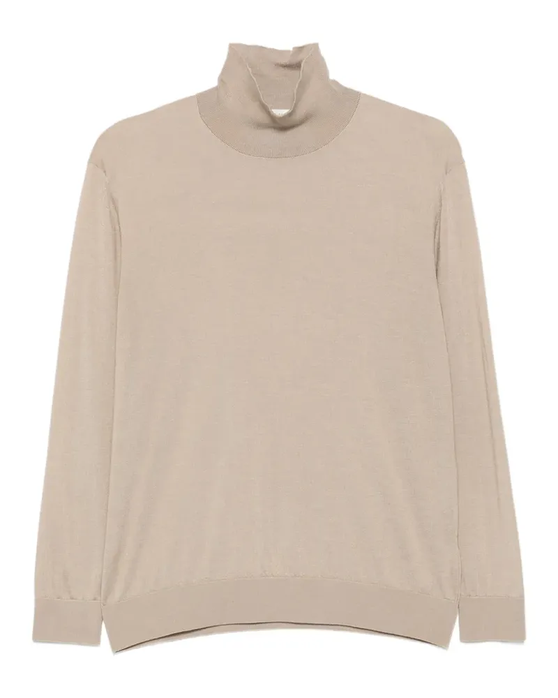 The Row Orly high-neck sweater - Nude Nude