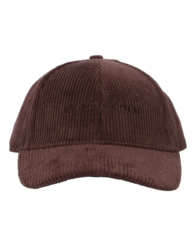 Jacob Cohën corduroy baseball cap - Braun Braun