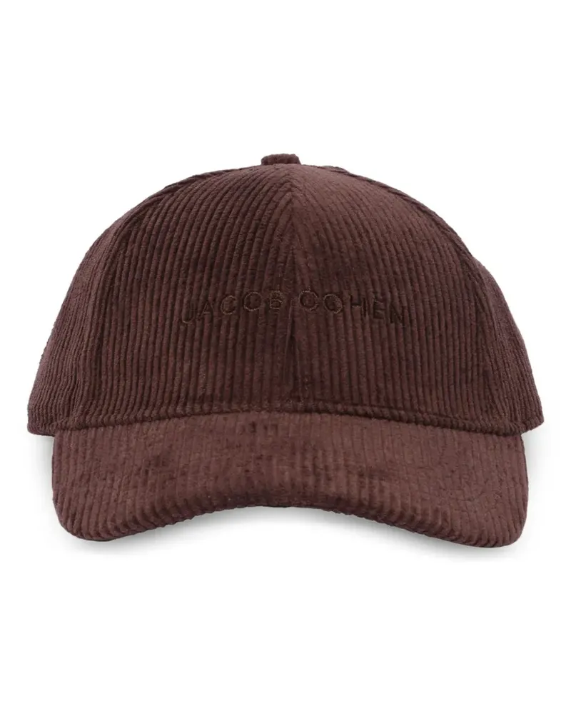Jacob Cohën Baseballkappe aus Cord - Braun Braun