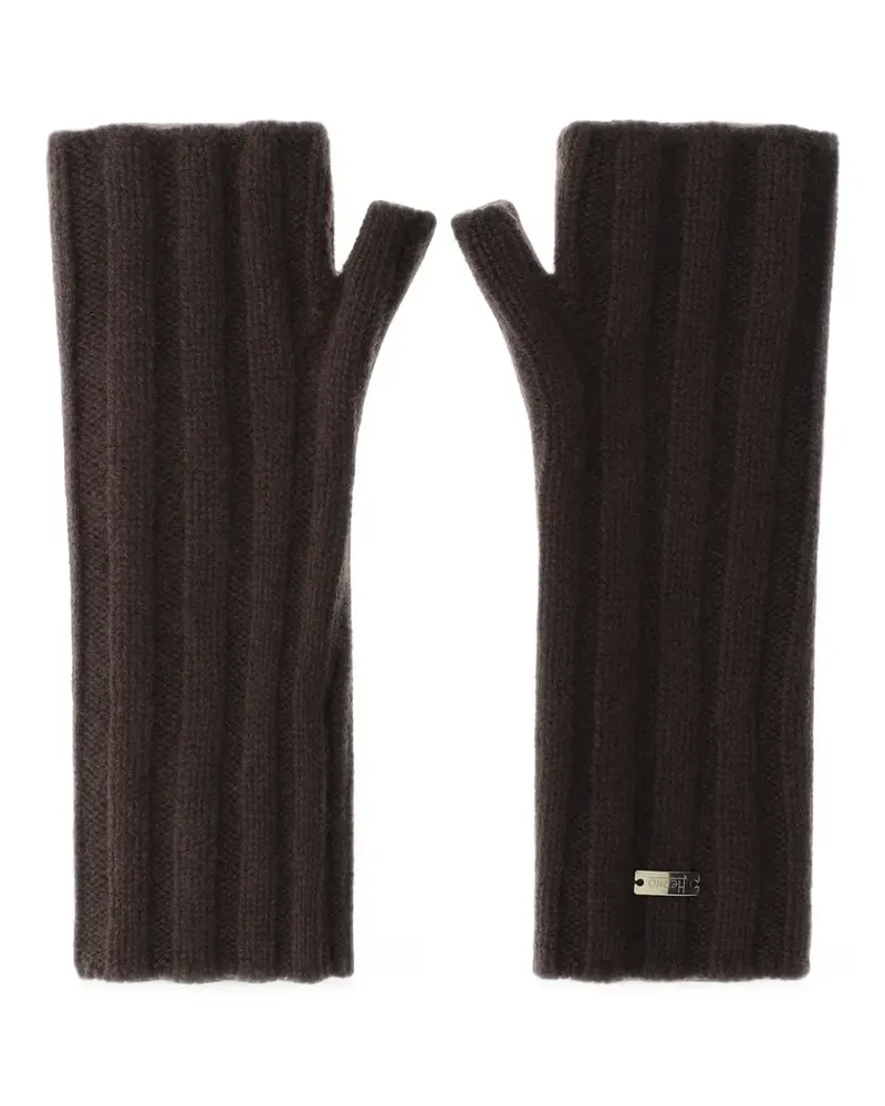 Herno Fingerlose Handschuhe - Braun Braun