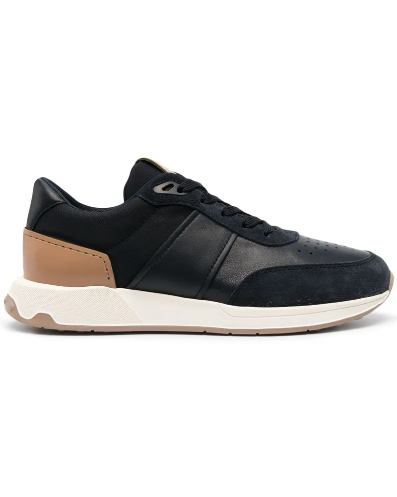 TOD'S Sneakers mit Lederbesatz - Blau Blau
