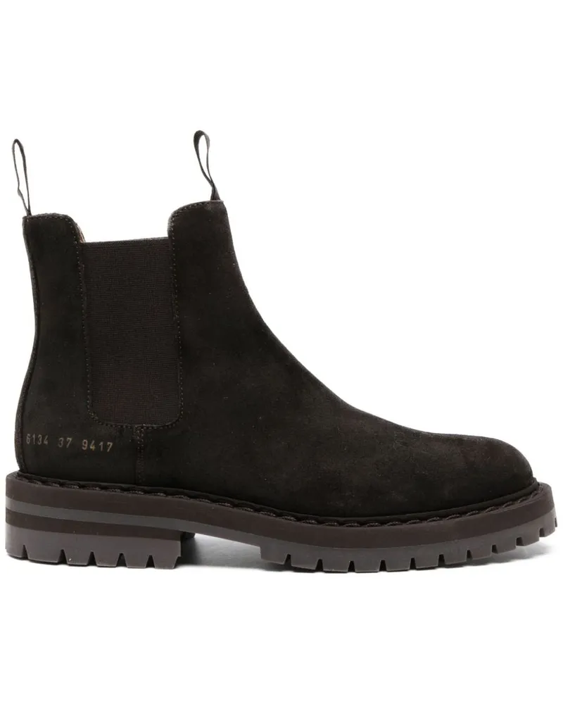 Common Projects Chelsea-Boots aus Wildleder Braun