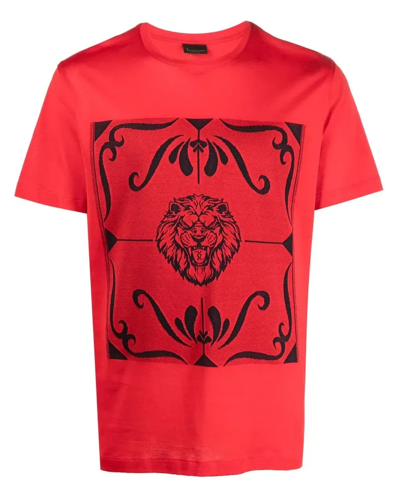 Billionaire T-Shirt mit grafischem Print - Rot Rot