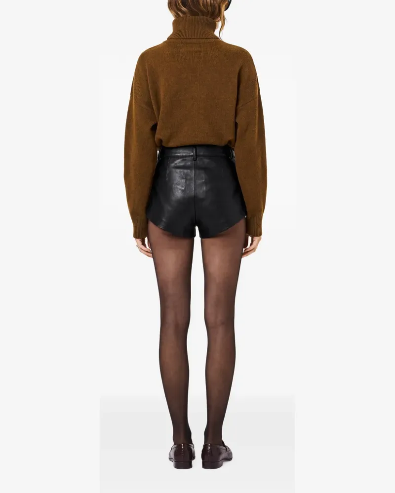 NICHOLAS High-Cut-Shorts - Schwarz Schwarz