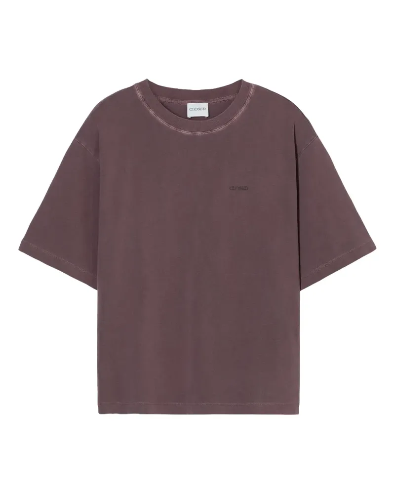 Closed T-Shirt aus Bio-Baumwolle - Violett Violett