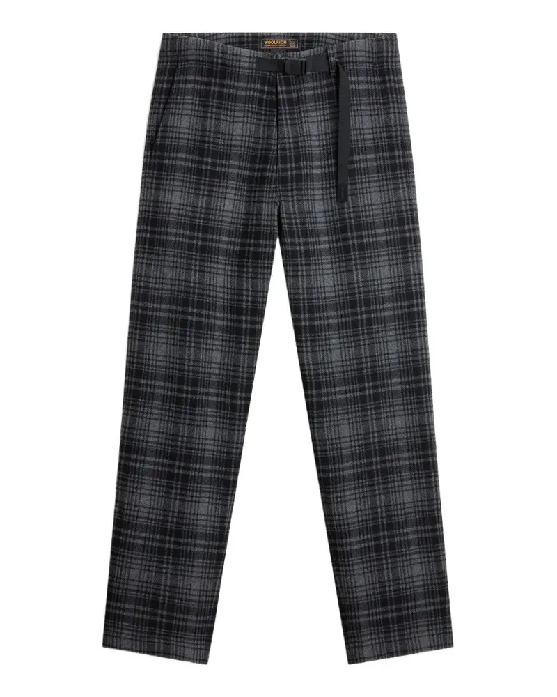 Woolrich Karierte Hose mit Flanellstruktur - Grau Grau