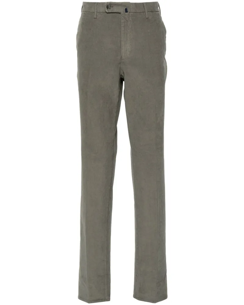Incotex Straight-Leg-Hose aus Cord - Grün Grün