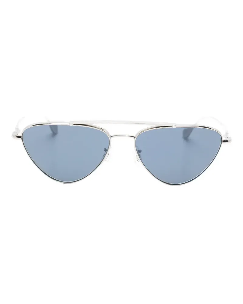Jil Sander x Oliver Peoples geometric-frame sunglasses - Silber Silber