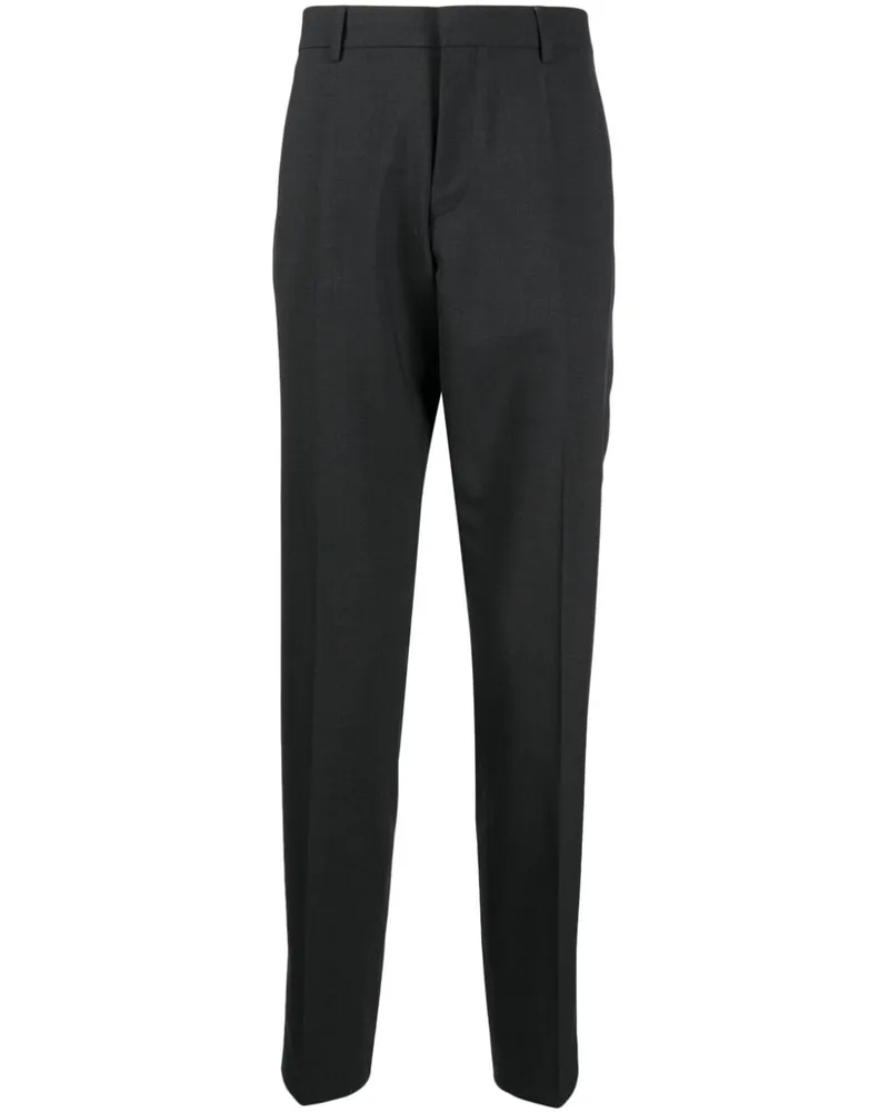 HUGO BOSS Halbhohe Slim-Fit-Hose - Schwarz Schwarz