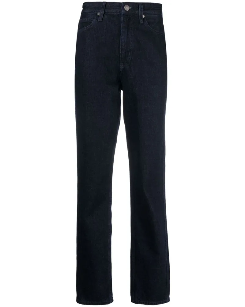Calvin Klein Taillenjeans mit geradem Bein - Blau Blau