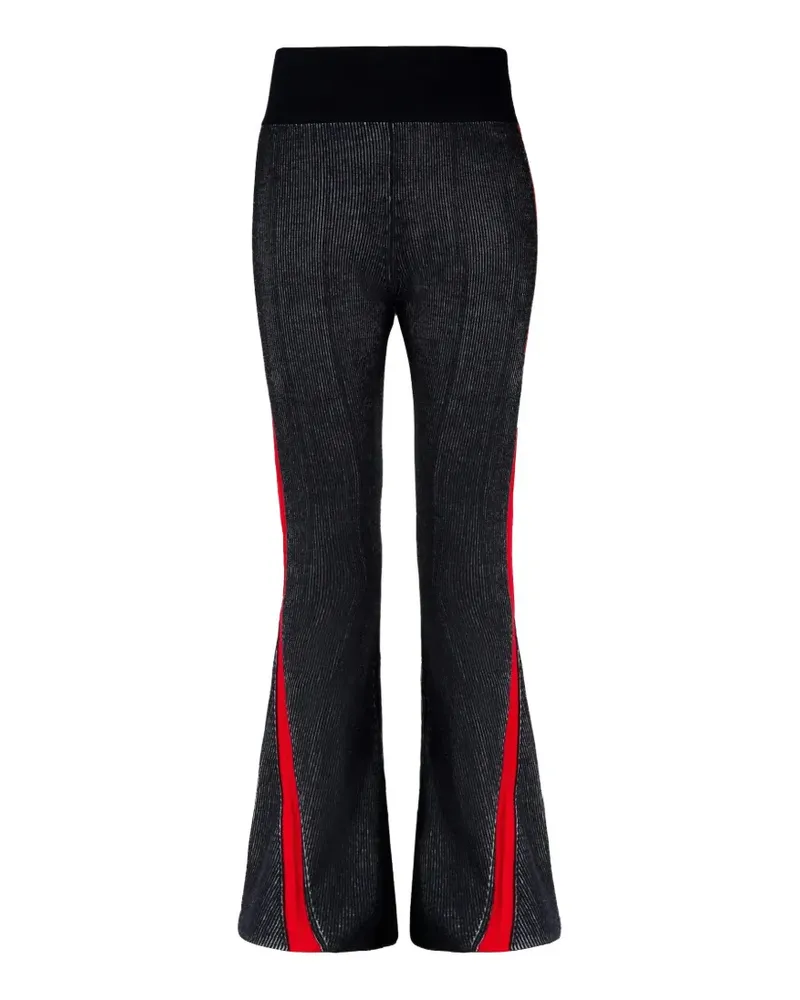 Perfect Moment Gerippte Evie Leggings - Schwarz Schwarz