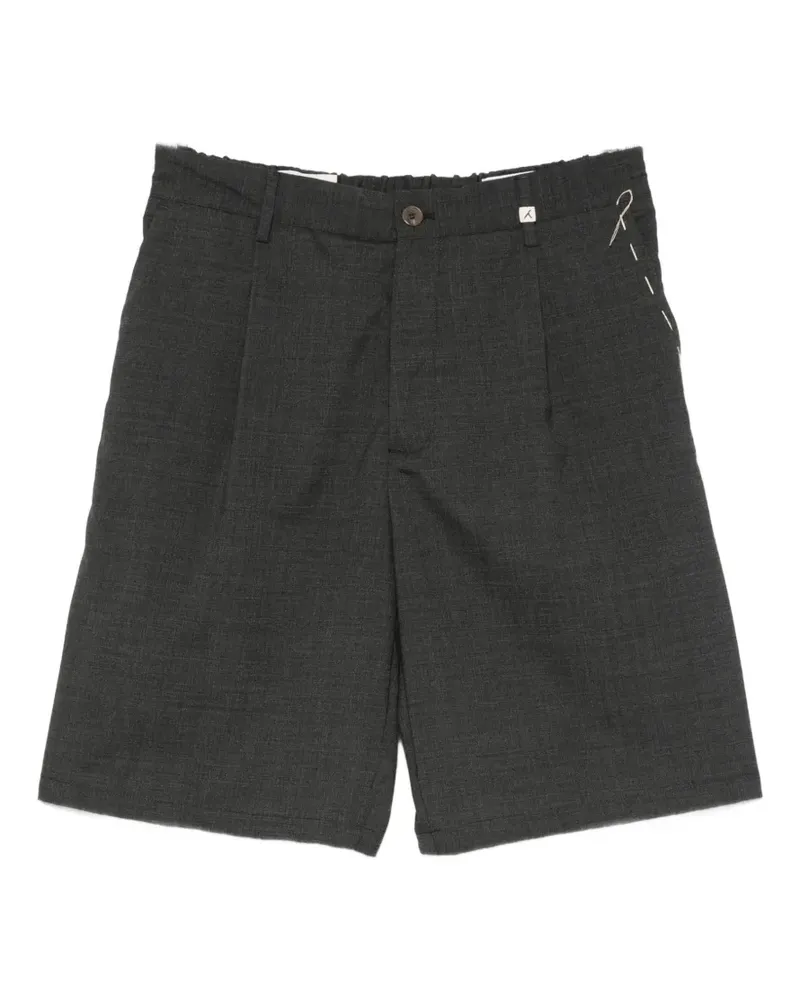 MYTHS pleated belt-loop shorts - Grau Grau