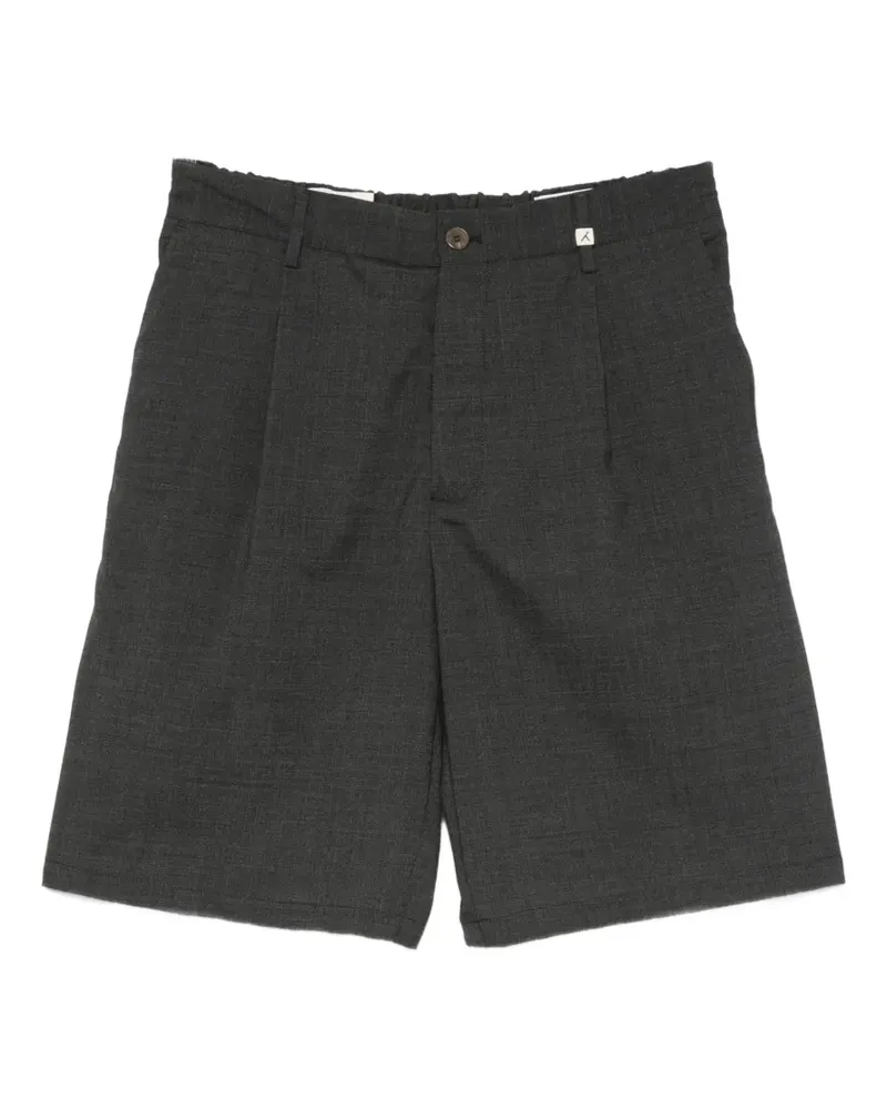 MYTHS pleated belt-loop shorts - Grau Grau