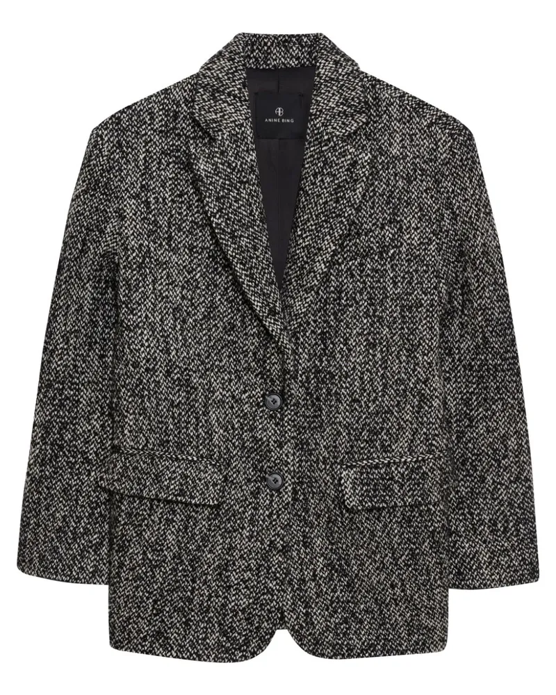 Anine Bing Quinn Blazer - Schwarz Schwarz