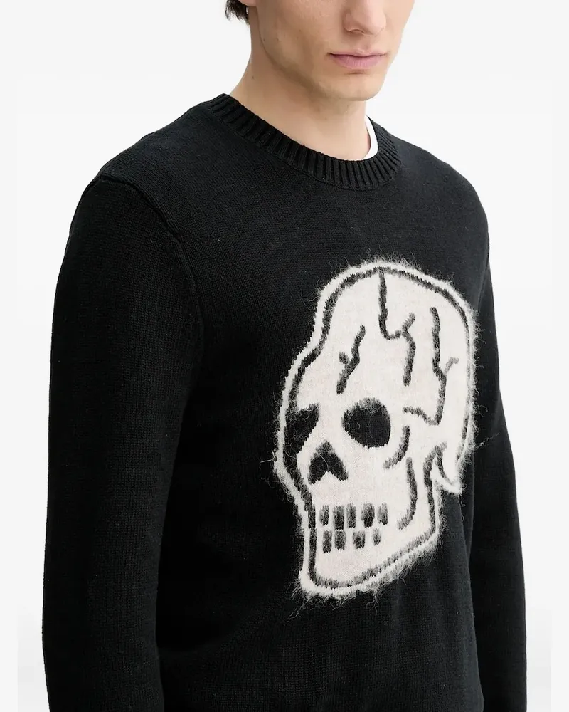 The Kooples Pullover mit Totenkopfdetail - Schwarz Schwarz