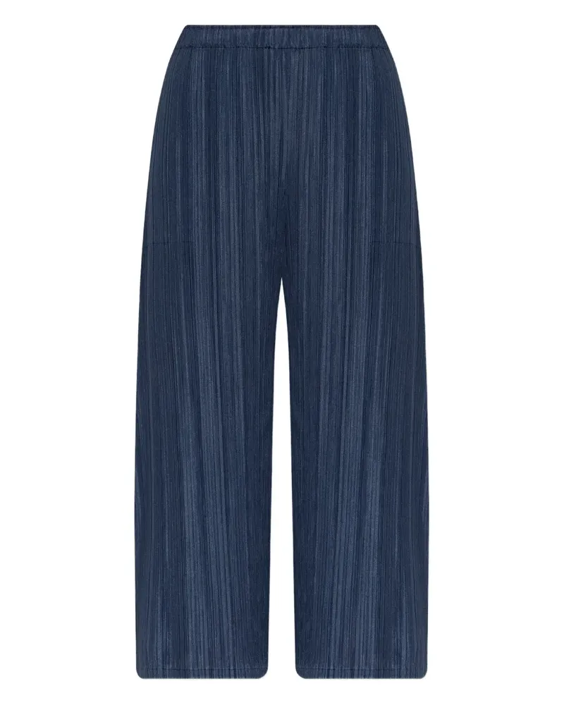 Issey Miyake Plissierte Hose - Blau Blau