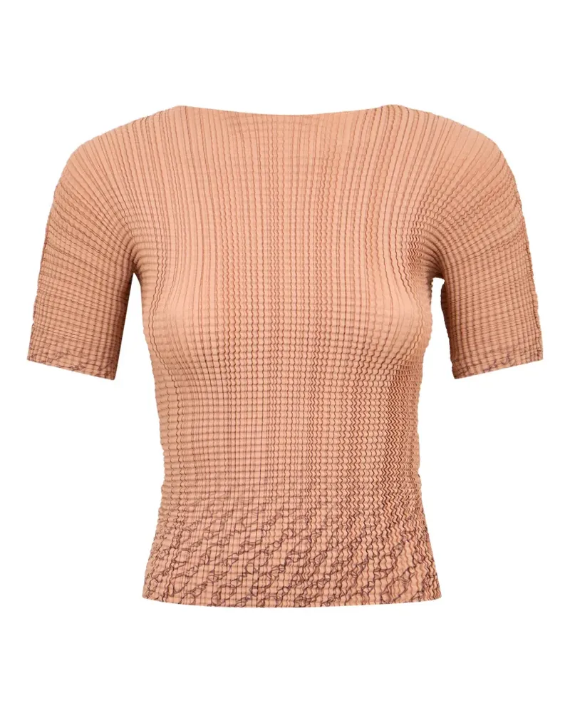 Herno textured fitted top - Orange Orange