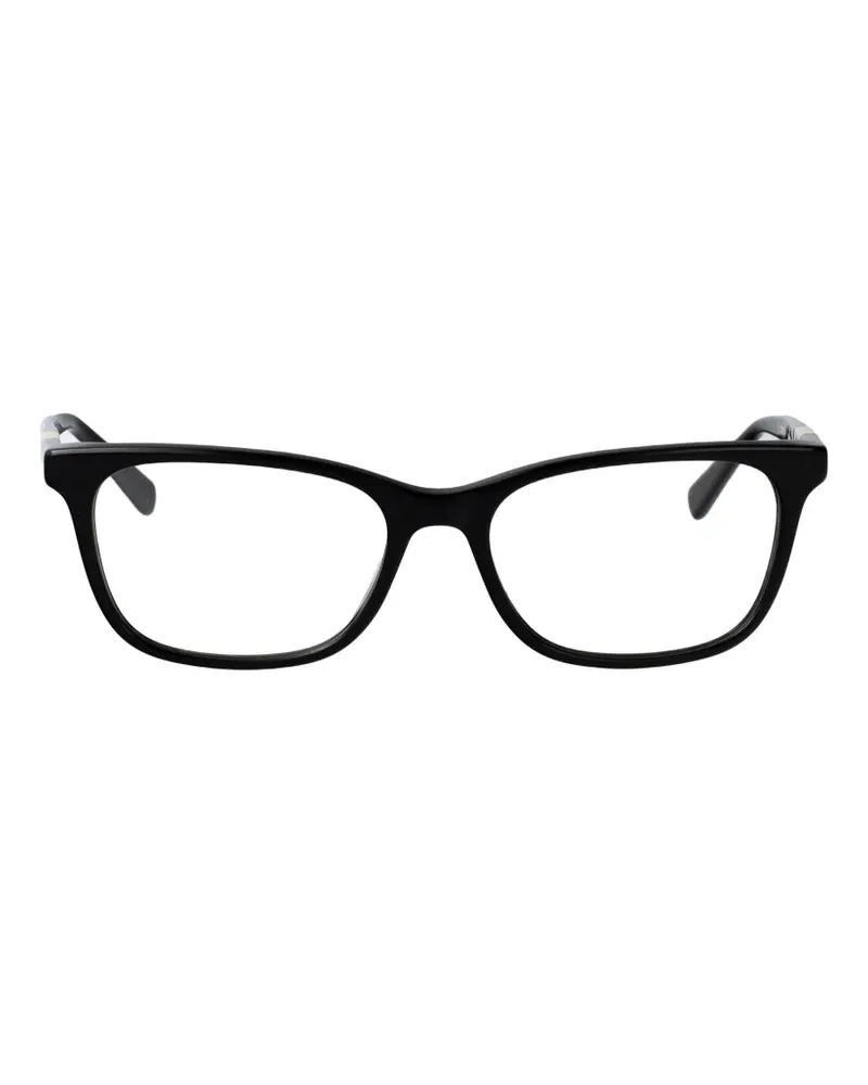 Longchamp logo-plaque square-frame glasses - Schwarz Schwarz