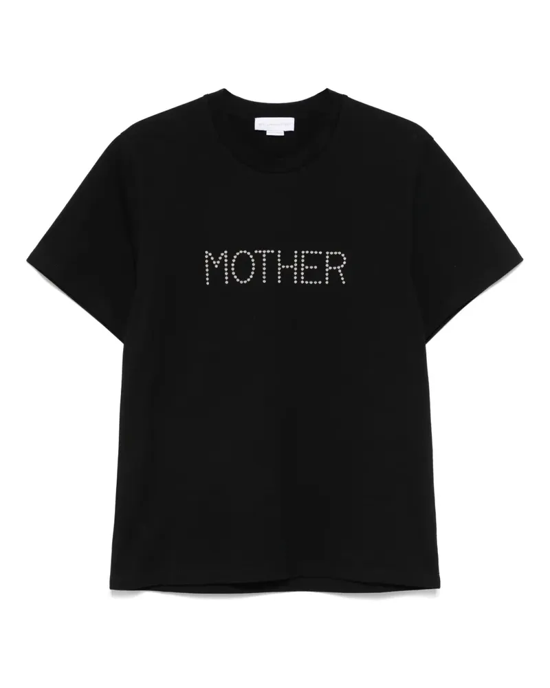 Stella McCartney T-Shirt mit Nieten - Schwarz Schwarz