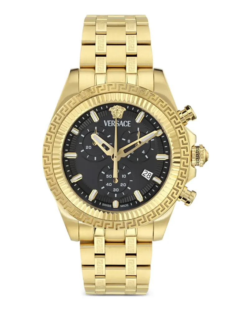 Versace Fornax Greca 43mm watch - Schwarz Schwarz