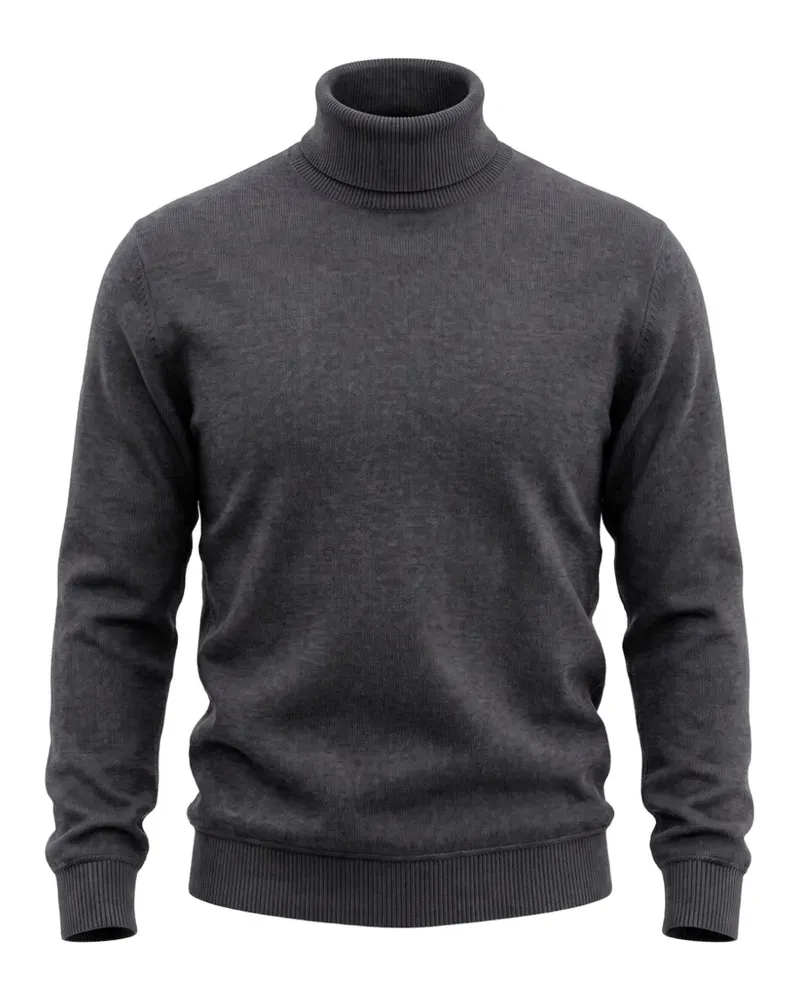 Altea Klassischer Rollkragenpullover - Grau Grau