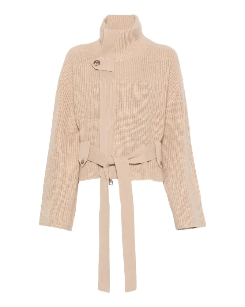 Brandon Maxwell Neal Cardigan mit Reißverschluss - Nude Nude