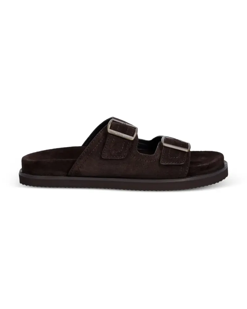 Gant Pantoletten aus Wildleder - Braun Braun