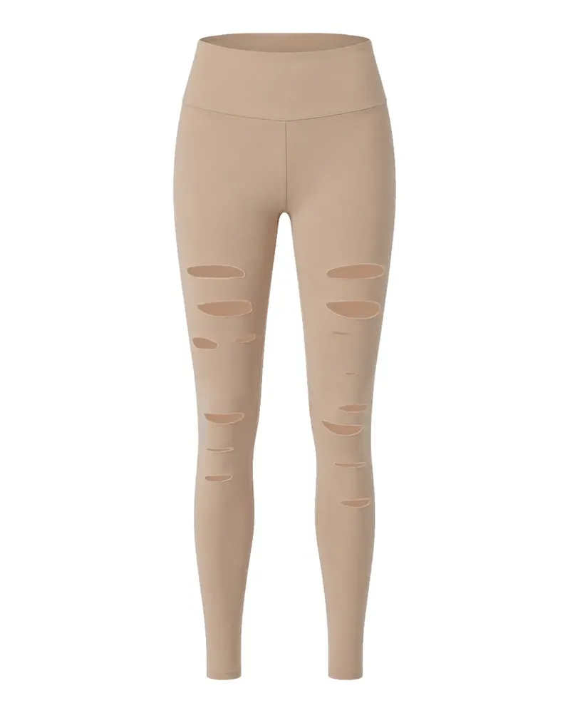 alo Leggings im Distressed-Look - Nude Nude