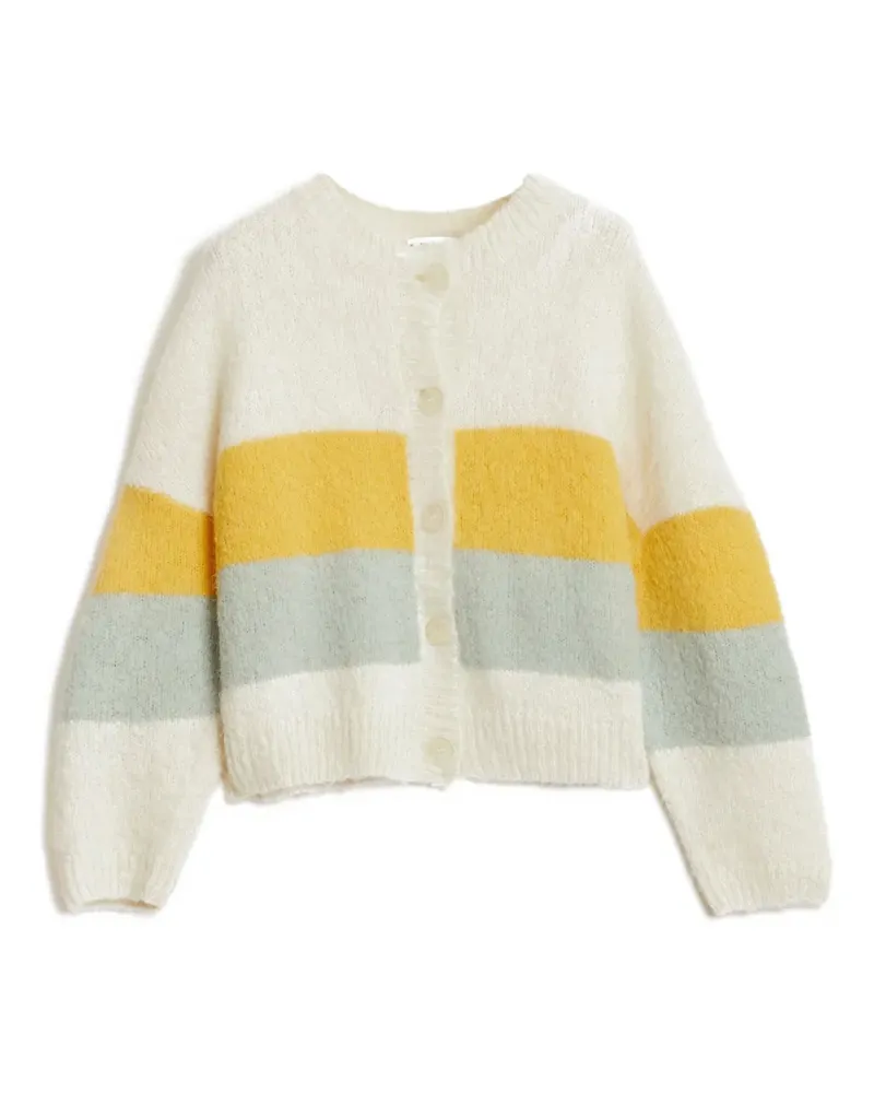 Rodebjer Gestreifter Aldonza Cardigan - Nude Nude
