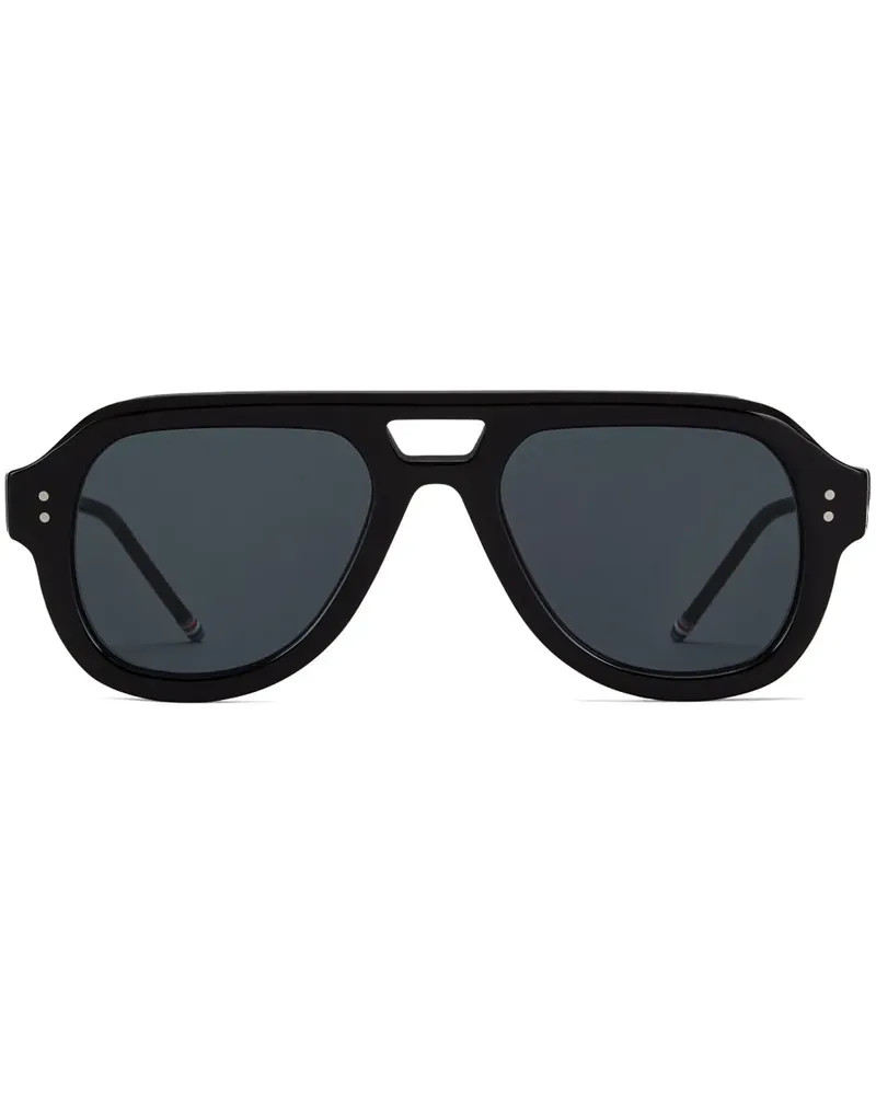 Thom Browne Getönte Pilotenbrille - Schwarz Schwarz