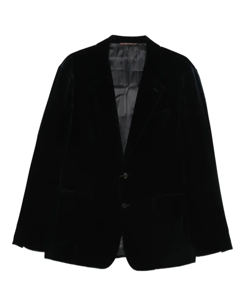 Canali velvet blazer - Blau Blau