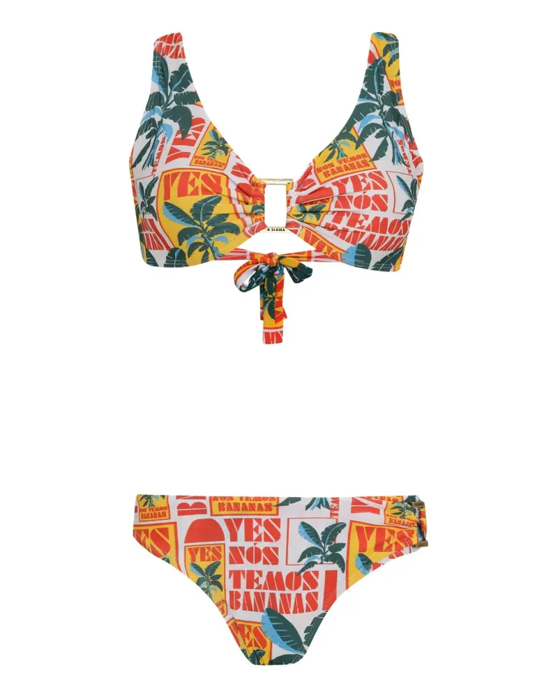 Amir Slama printed bikini - Rot Rot