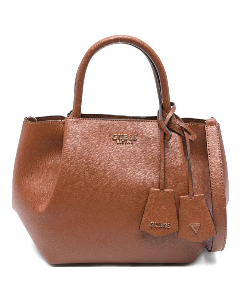 Guess Handtasche aus Leder - Braun Braun