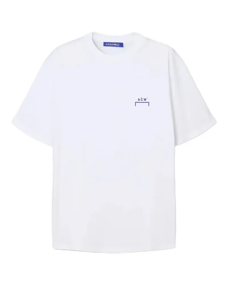 ACW* Spin logo-print cotton T-shirt - Weiß Weiß