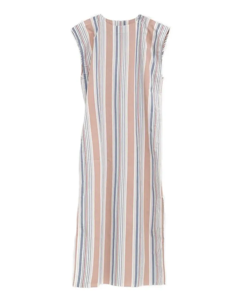 Baserange Gestreiftes Kleid - Nude Nude