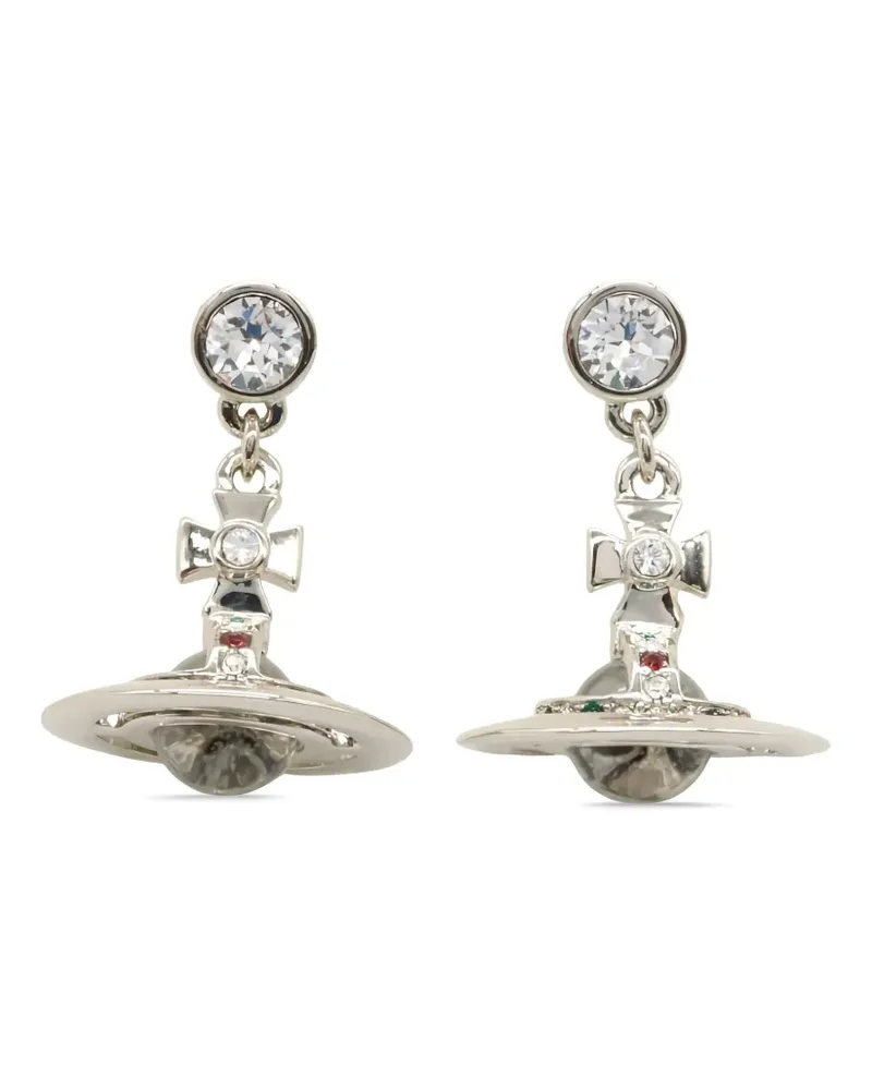 Vivienne Westwood 2020s Hängeohrringe mit Orb - Silber Silber