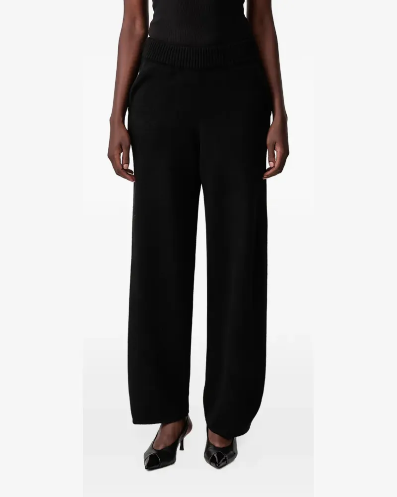 WRSTBHVR Nerian Strickhose mit Logo-Stickerei - Schwarz Schwarz
